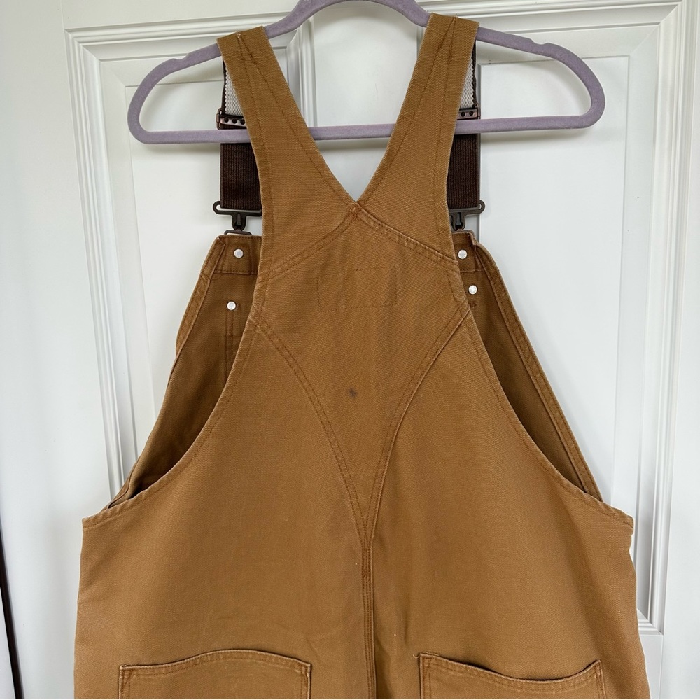 Levi’s Strauss Professional Grade Workwear 100%Cotton Coveralls Tan Men’sW44 L32 - Picture 4 of 9